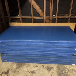 Used Blue Jiu Jitsu Mats 17 Pieces 