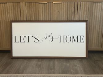 Home decor sign