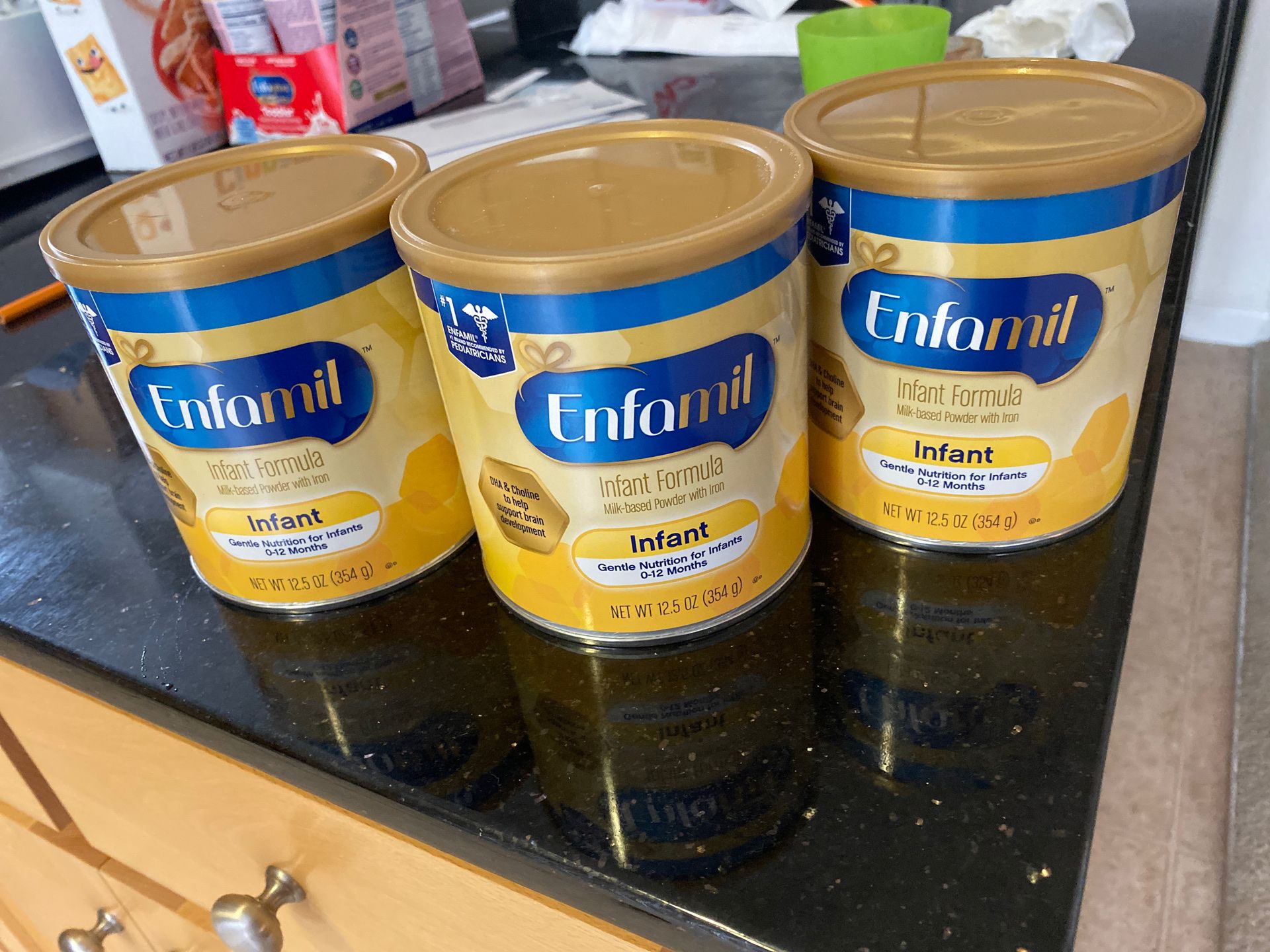 Enfamil infant formula 3 cans free don’t need them anymore