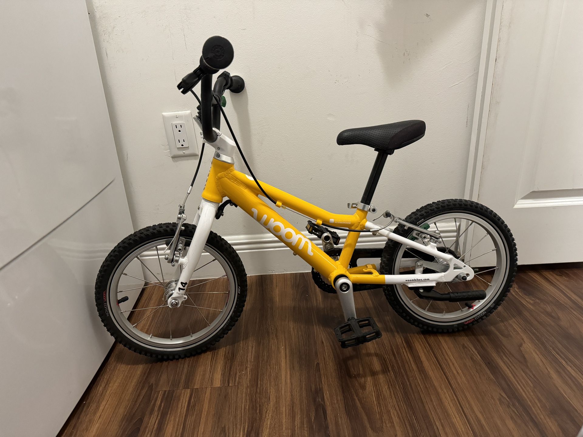 Kids Bike Woom 2 Yellow- 14in Wheel