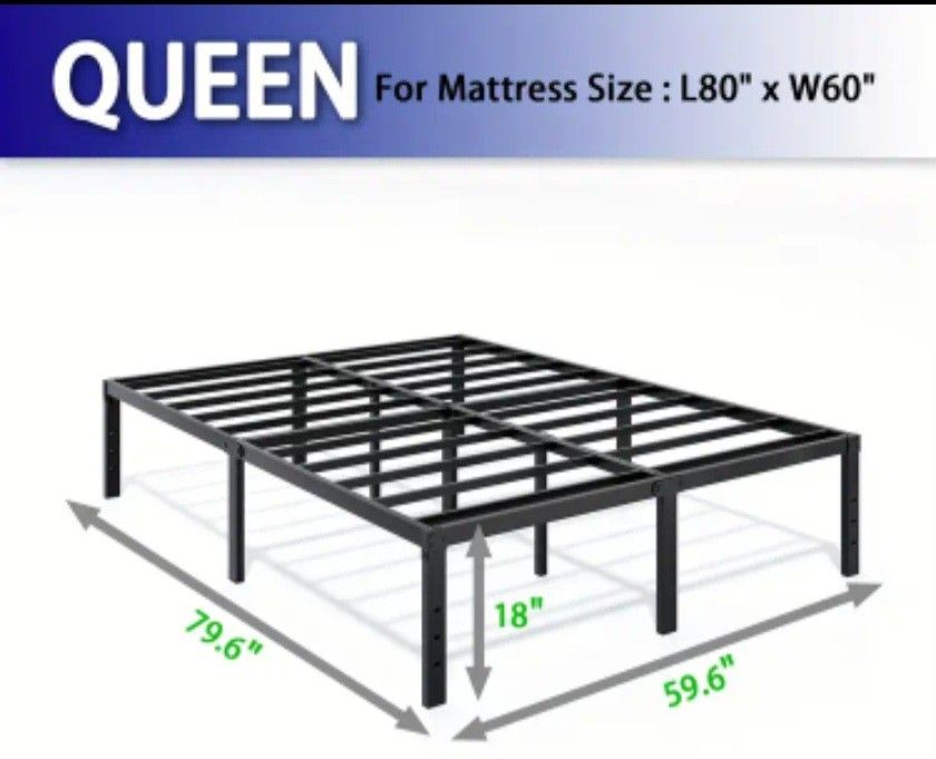 18 In Queen Size Bed Frame