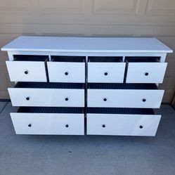 Dresser White 8-Drawers 