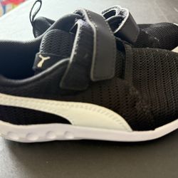Puma Black and White Athletic Sneakers
