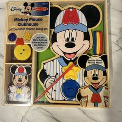 Mickey Mouse Clubhouse Wooden Lacing Set