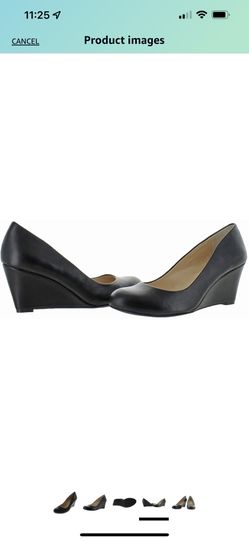 Jessica Simpson  Black Wedge  size 9m