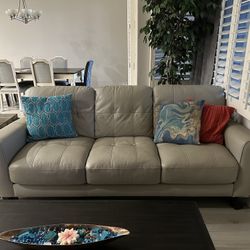 Leather  Couch - Like New! 