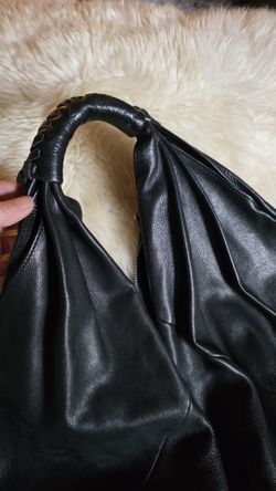 Gianni Notaro Black Leather Shoulder Bag