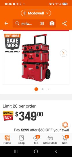 MILWAUKEE PACKOUT 3 SET  NEW