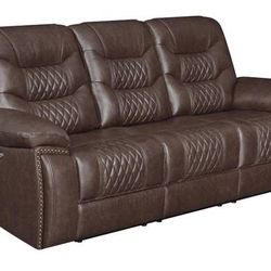 Plush Power Motion Sofa!  Comfortable and Functional! Best Deal! 