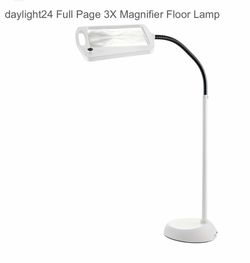 Daylight 24 3X Magnification Floor Lamp