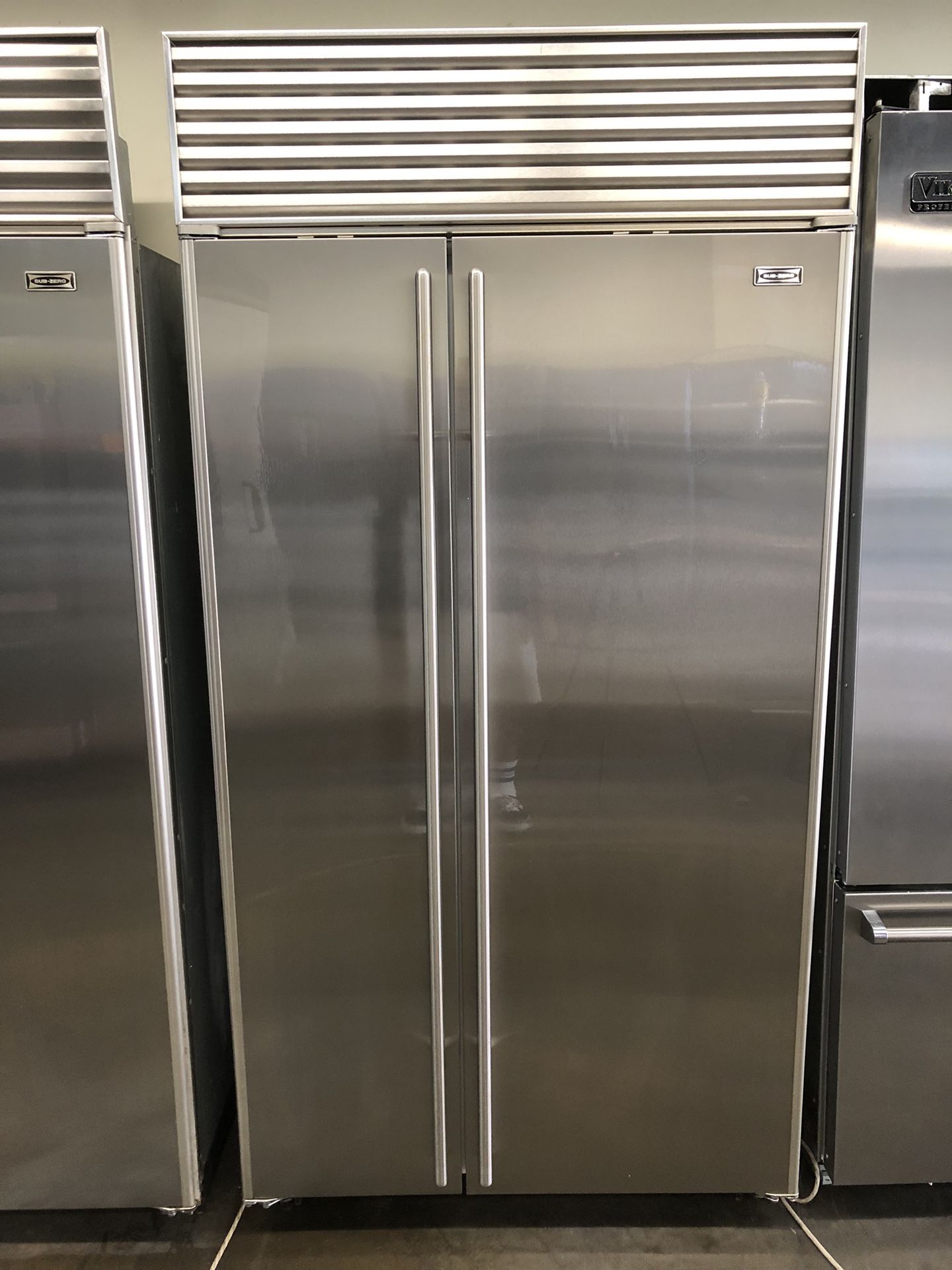 Sub Zero 42” Stainless Steel Built In Side By Side Refrigerator