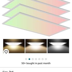 4 Pack LED Panel Lights 