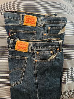 Mens Levi Strauss 505 jeans