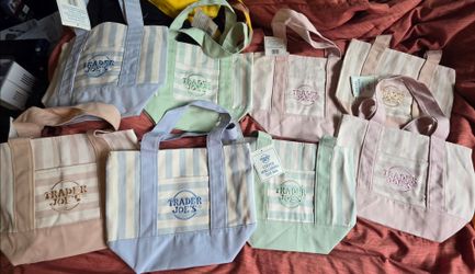 Trader Joe's mini tote bags