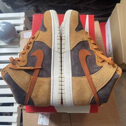 Nike Dunk High Dark Russet Size 11.5