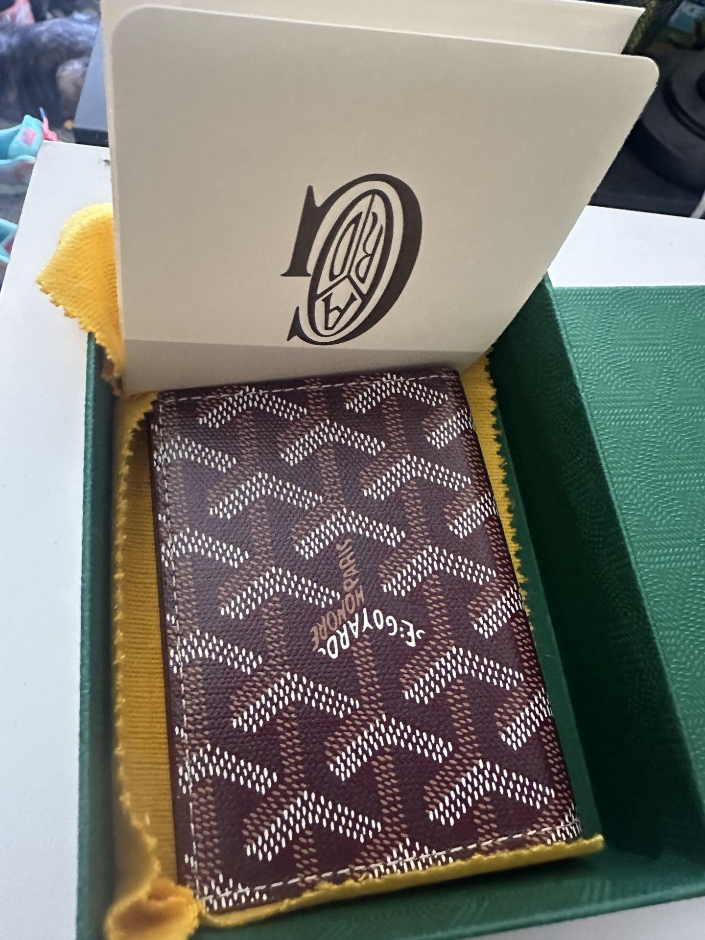 Goyard Burgandy Wallet