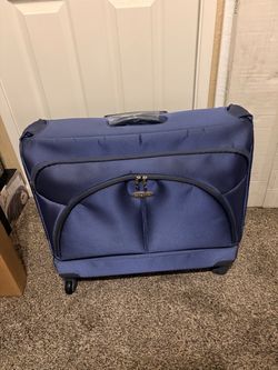 Samsonite Navy Blue Garment Bag Luggage - Like New