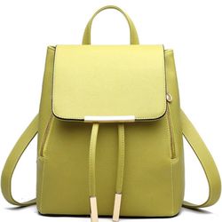 Pahajim Women's Mini Backpack Purse-Lime Green-NEW