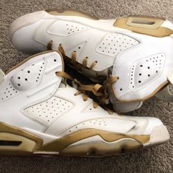 Air Jordan 6 Retro (White & Gold)