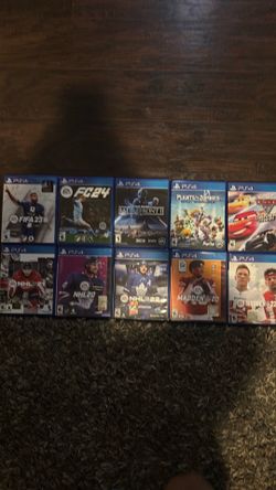 A lot of 10 PlayStation 4 games