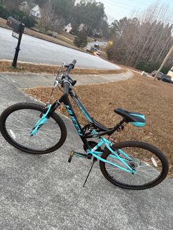 Huffy Mountain Bike Black and Teal