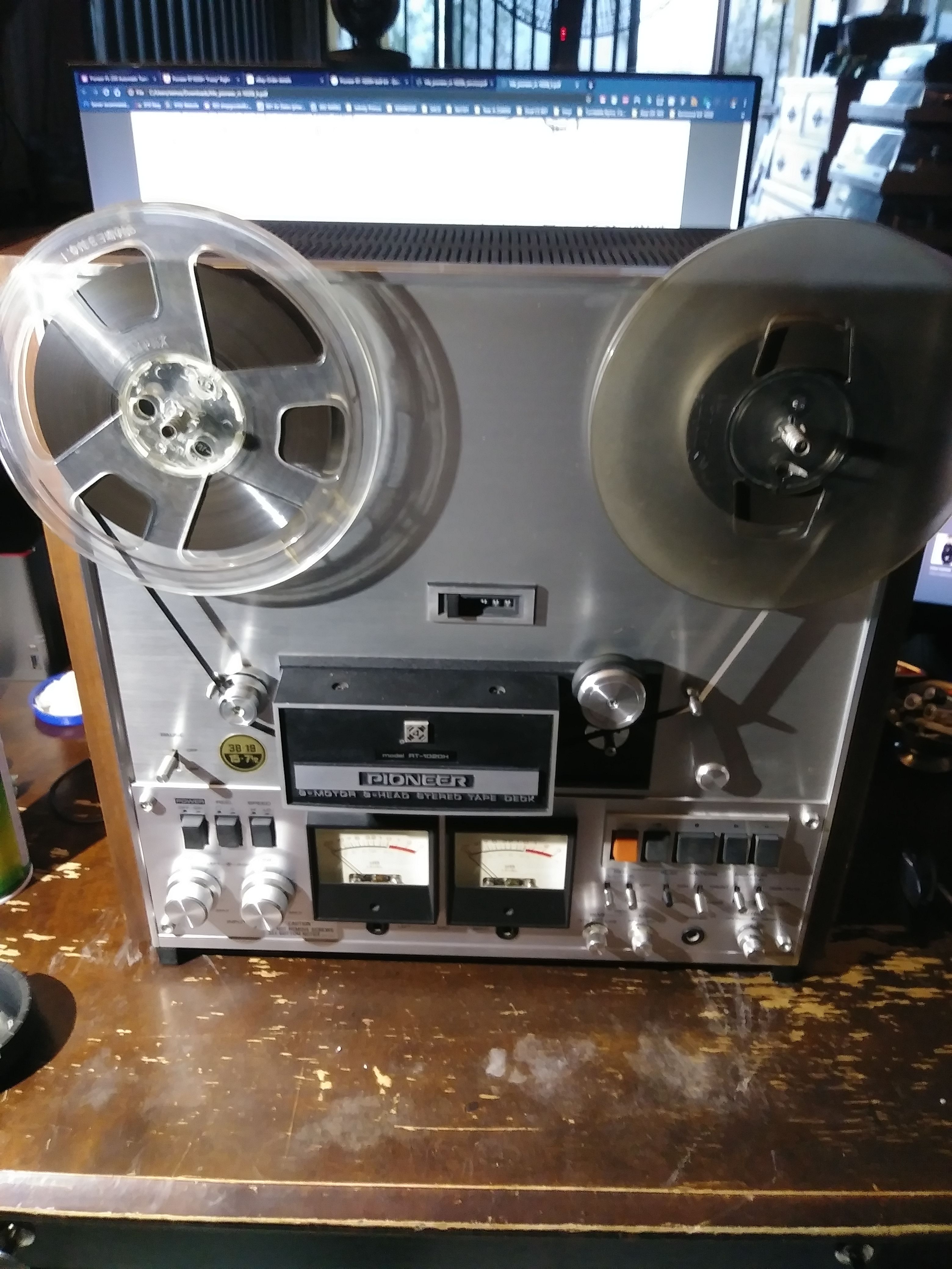 PIONEER RT 1020H 4 TRACK 10.5 Inch STEREO REEL TO REEL TAPE DECK RECORDER  NEW BELTS The Deck Is Still Available If You Can Read This Post for Sale in