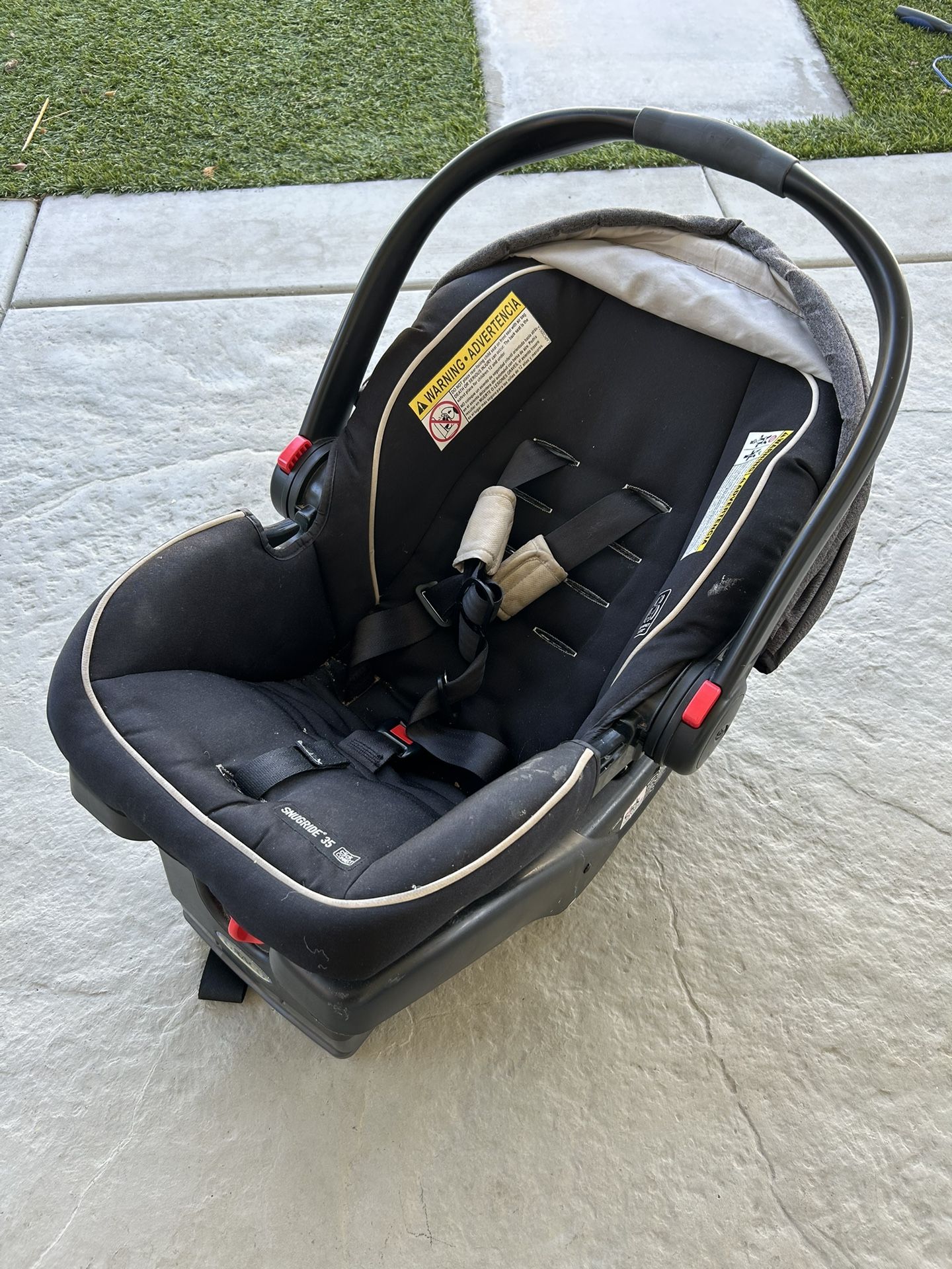 Graco Gray Infant Baby Car Seat