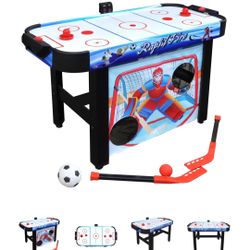 3 In 1 Air Hockey Table Rapid Fire 42-in Air Hockey 3-in- 1 Multi-Game Table