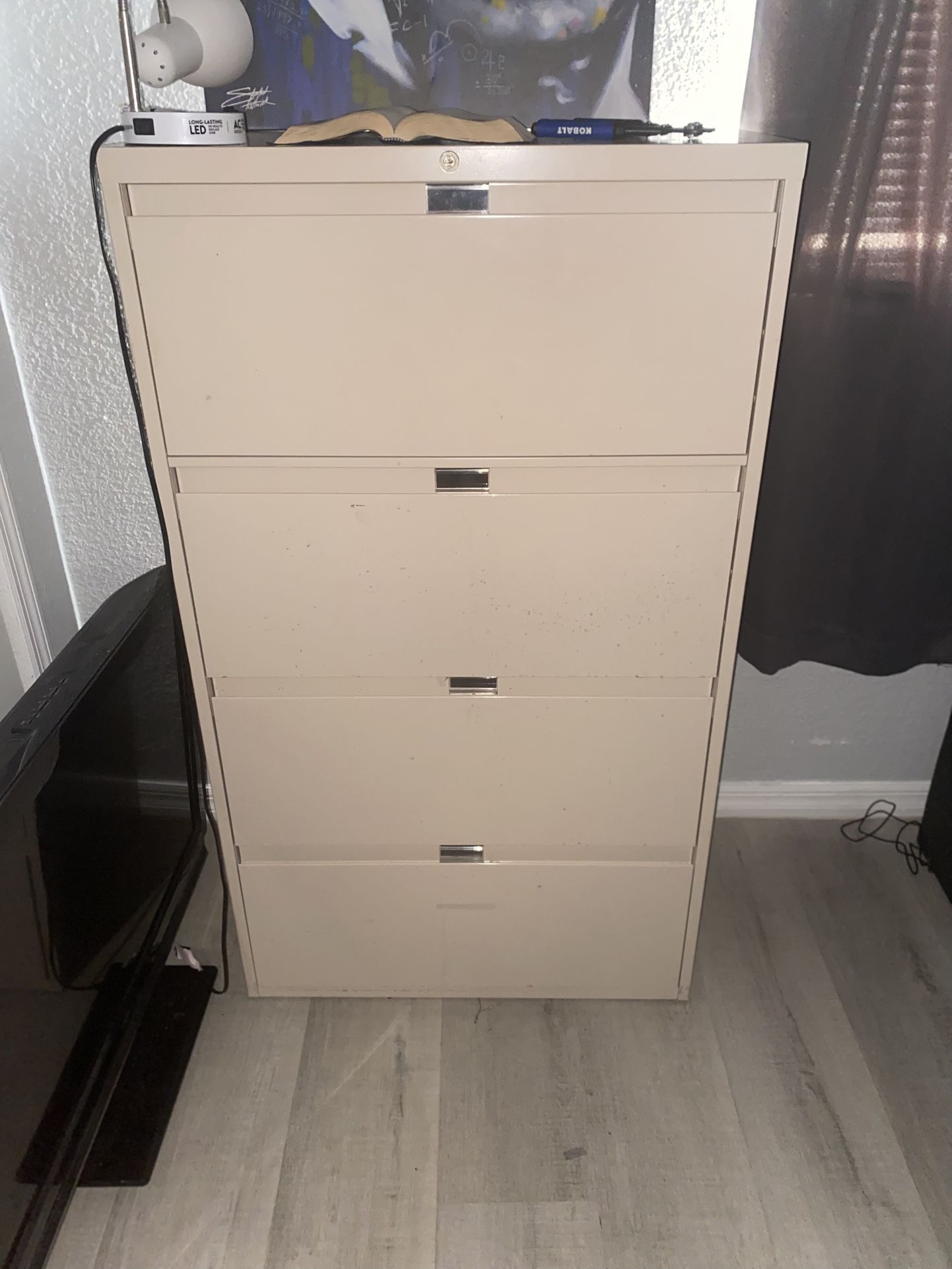 4-Drawer File Cabinet $75 Obo