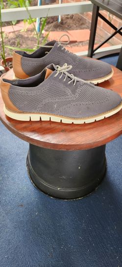 NIne West Men's Kaito Wingtip Stretch Knit Oxford shoes