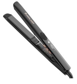 ANNLARY Hair Straightener Titanium Plate with Ceramic - Black