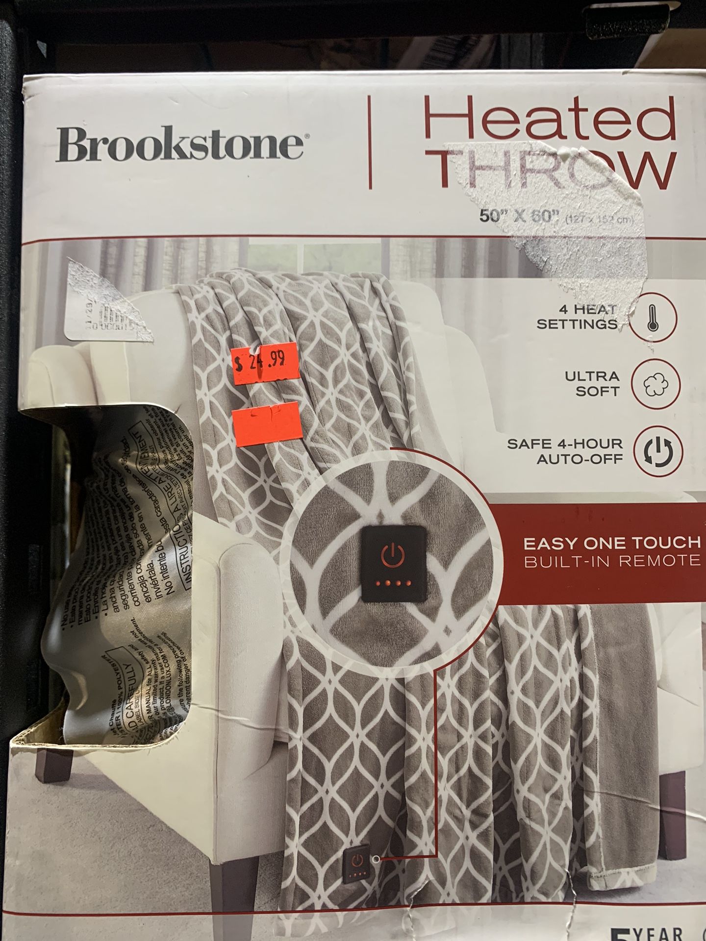 Brookstone heated throw costco canada sale