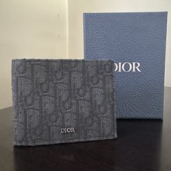 Black Dior Men Wallet - Used (With Box)