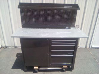 Sears Craftsman tool bench and cabinet