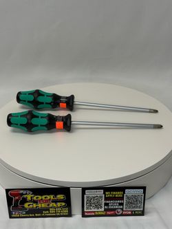WERA TOOLS 350 PH2X 150 SCREWDRIVER- $15 EACH