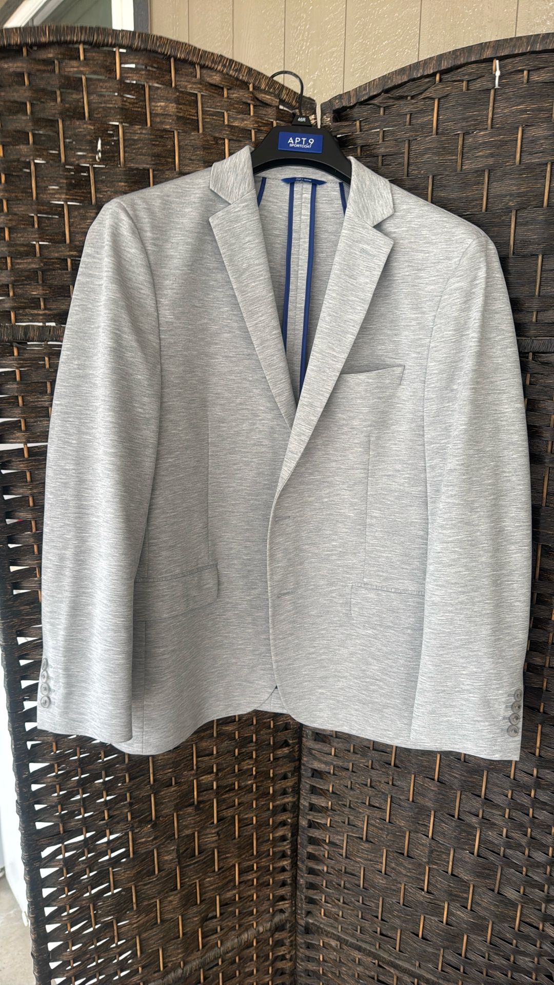 46R Gray Lightweight Sport Coat