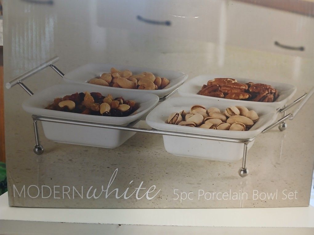 5 Pic Porcelain Bowl Set