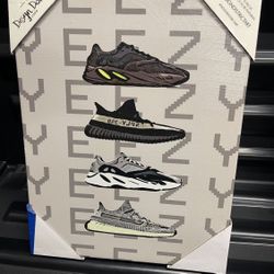 New 14 X 11in Yeezy Wall Canvas Decor Design District Art