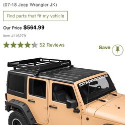  Jeep Wrangler Roof Rack 2007-2018