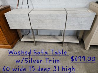 Table Entry or Sofa Table We are located at 2811 East Bell road. Another Time Around Furniture.