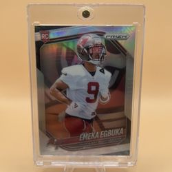 2025 Emeka Egbuka Silver Prizm Rookie Card🔥