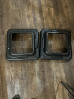 The Step Original Health Club Aerobic Step Risers in Black/Gray for Use with The Step Aerobic Platform