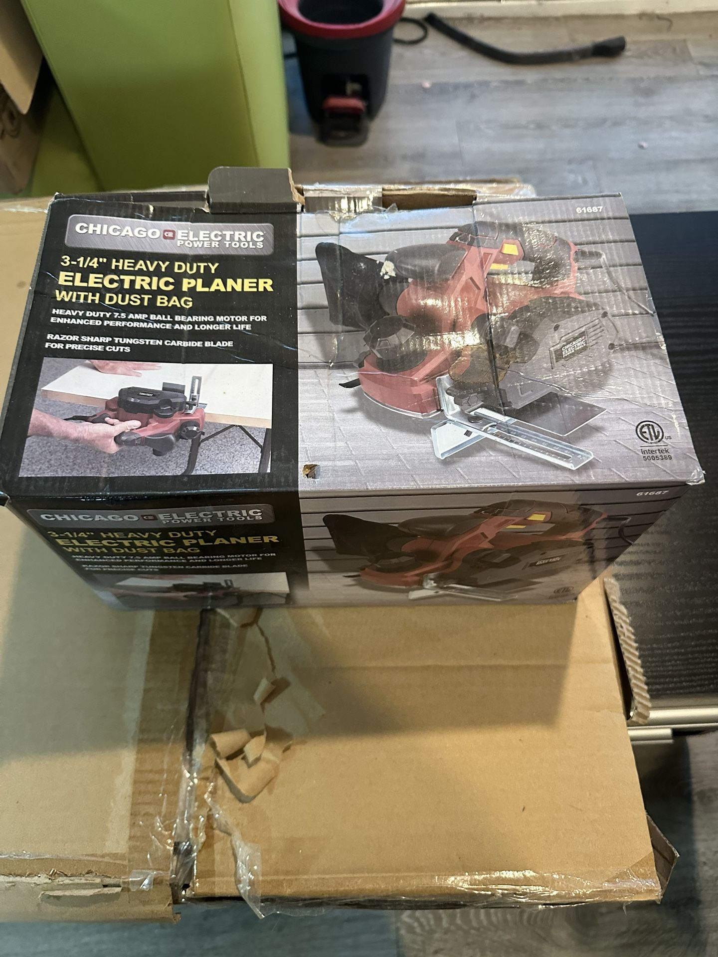 3-1/4 in. Planer with Dust Bag In box With manual