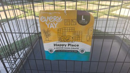 Dog crate open box
