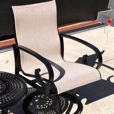 New Single Outdoor Patio Swivel Chair