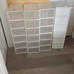 Stack Shoe Boxes 4 Of 6 Rows