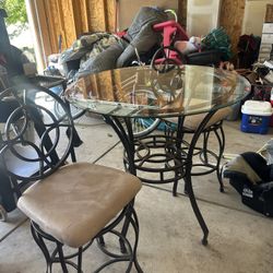 Bistro Table With Two Chairs 
