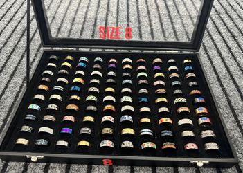 Men’s rings - size 8 - $10 each ring