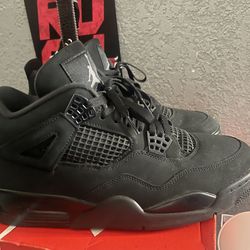 Jordan black cat 4 size 12 men’s