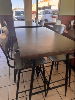 Restaurant tables and chairs